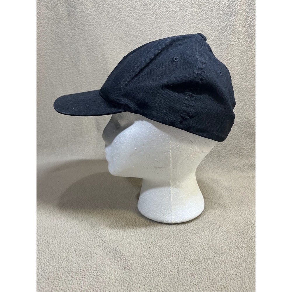 Hurley Flexfit Baseball Cap Black Embroidered Logo Stretch Fit Hat S/M - Picture 3 of 10